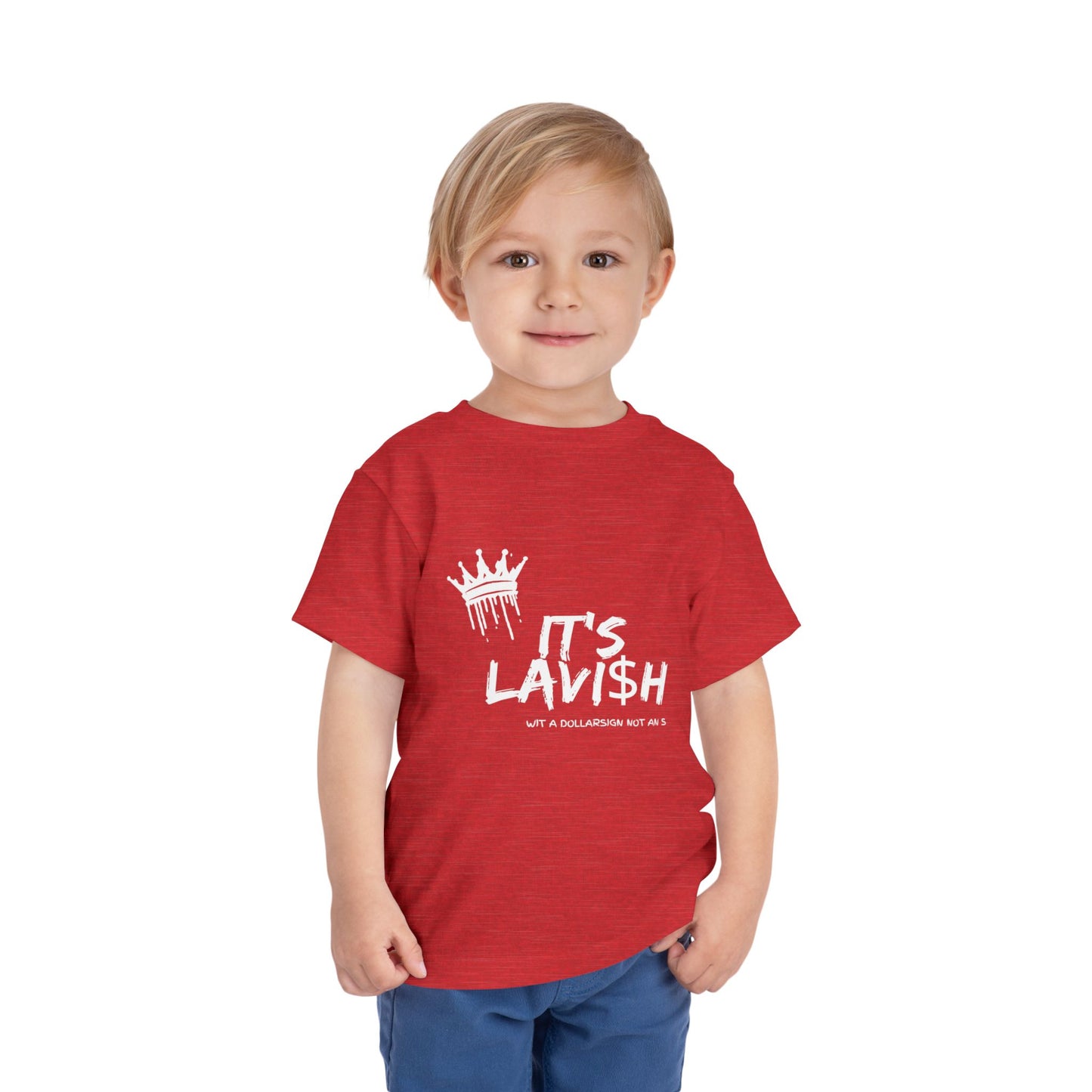 Toddler Short Sleeve Tee - It's Lavish Graphic T-Shirt for Kids