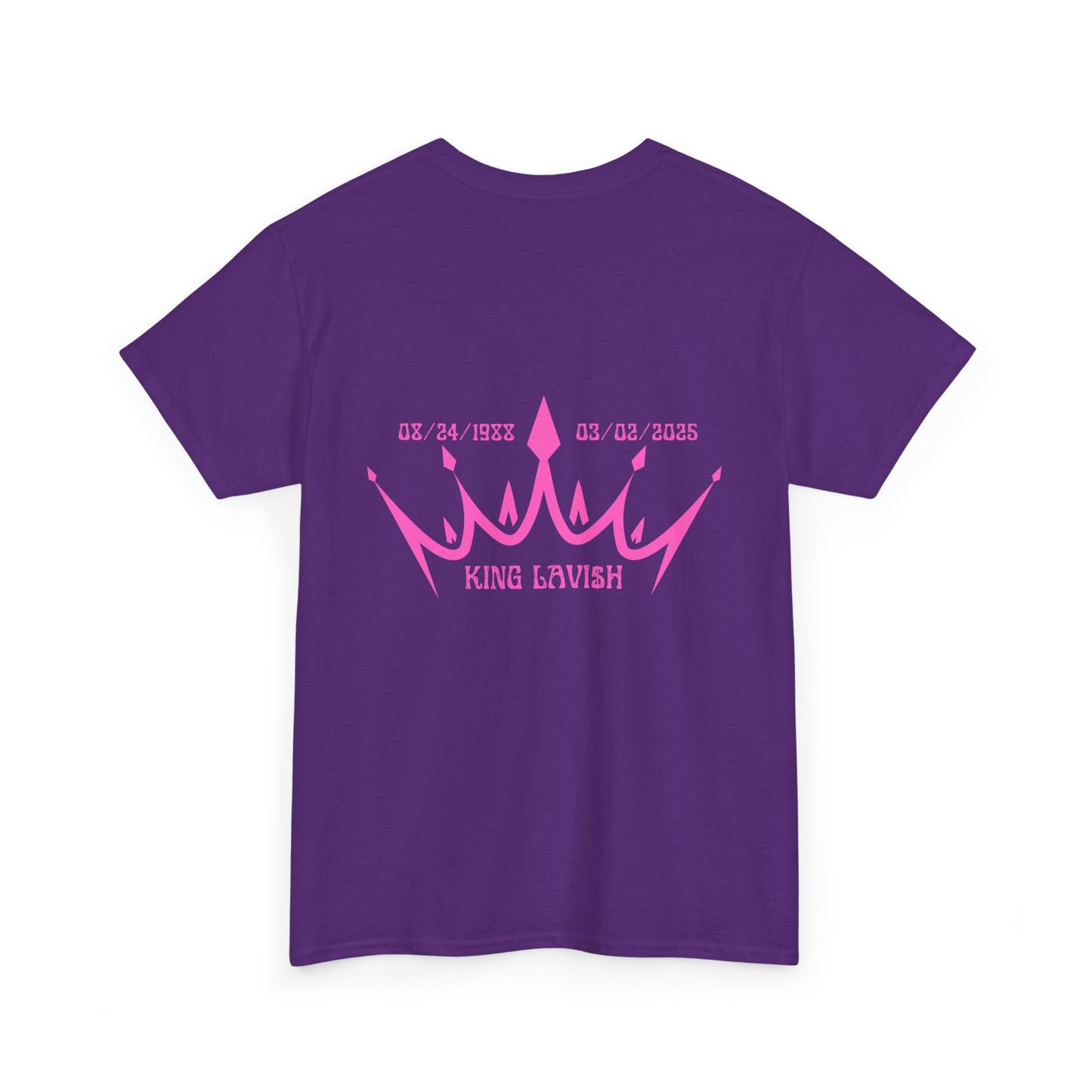 Unisex Heavy Cotton Tee - 'To The Max' Crown Design for Kings