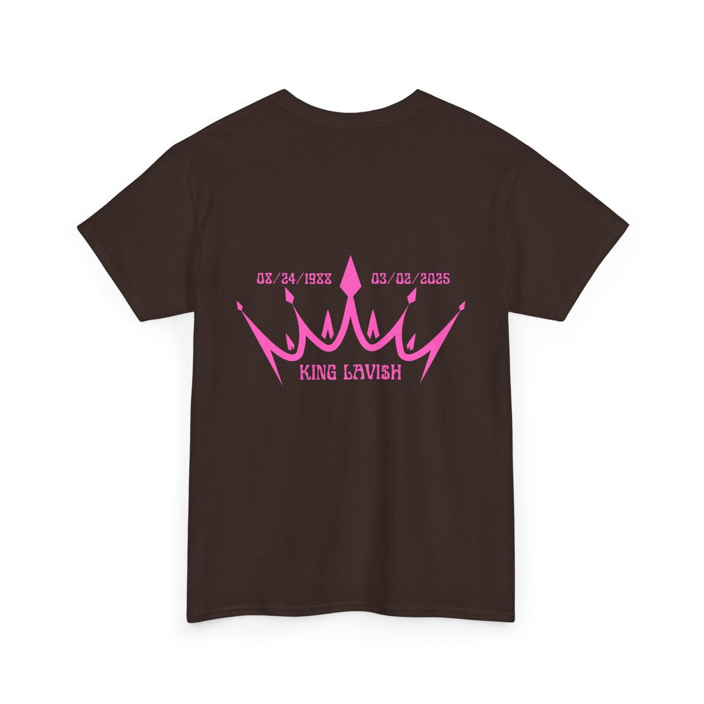 Unisex Heavy Cotton Tee - 'To The Max' Crown Design for Kings