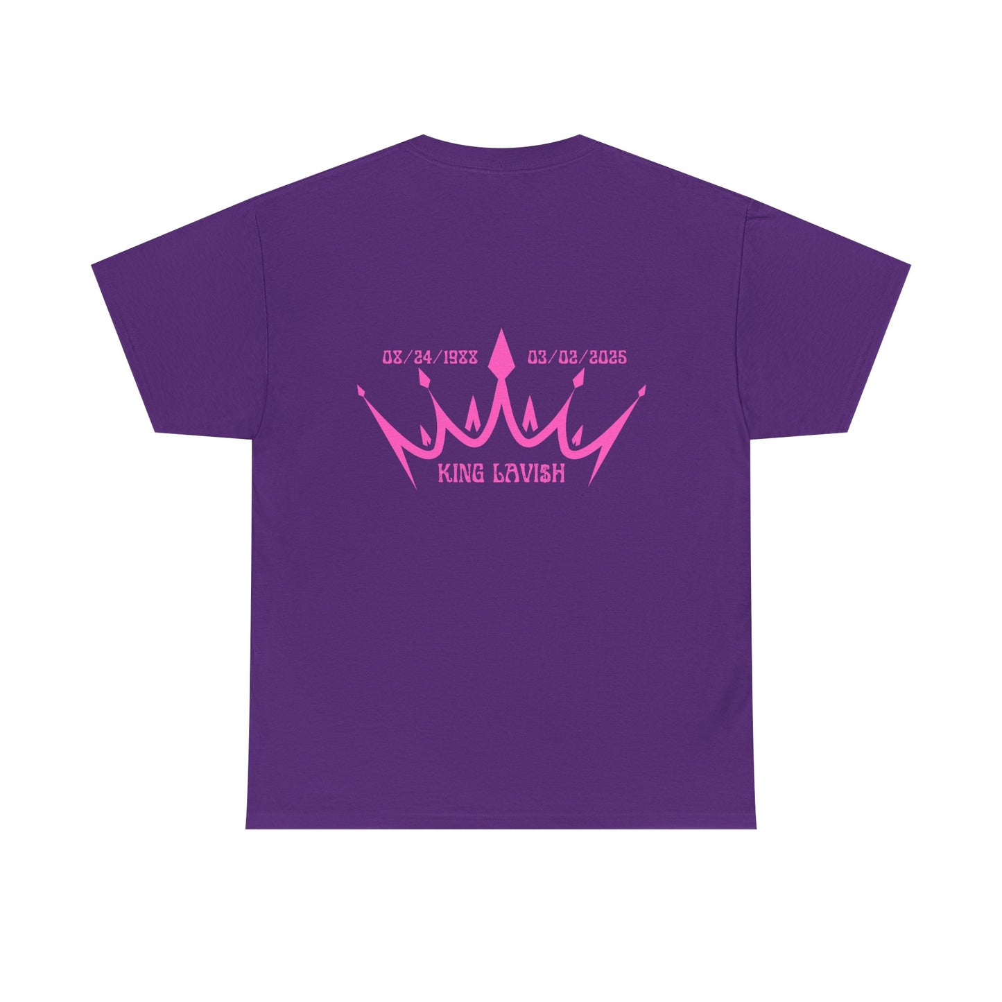 Unisex Heavy Cotton Tee - 'To The Max' Crown Design for Kings