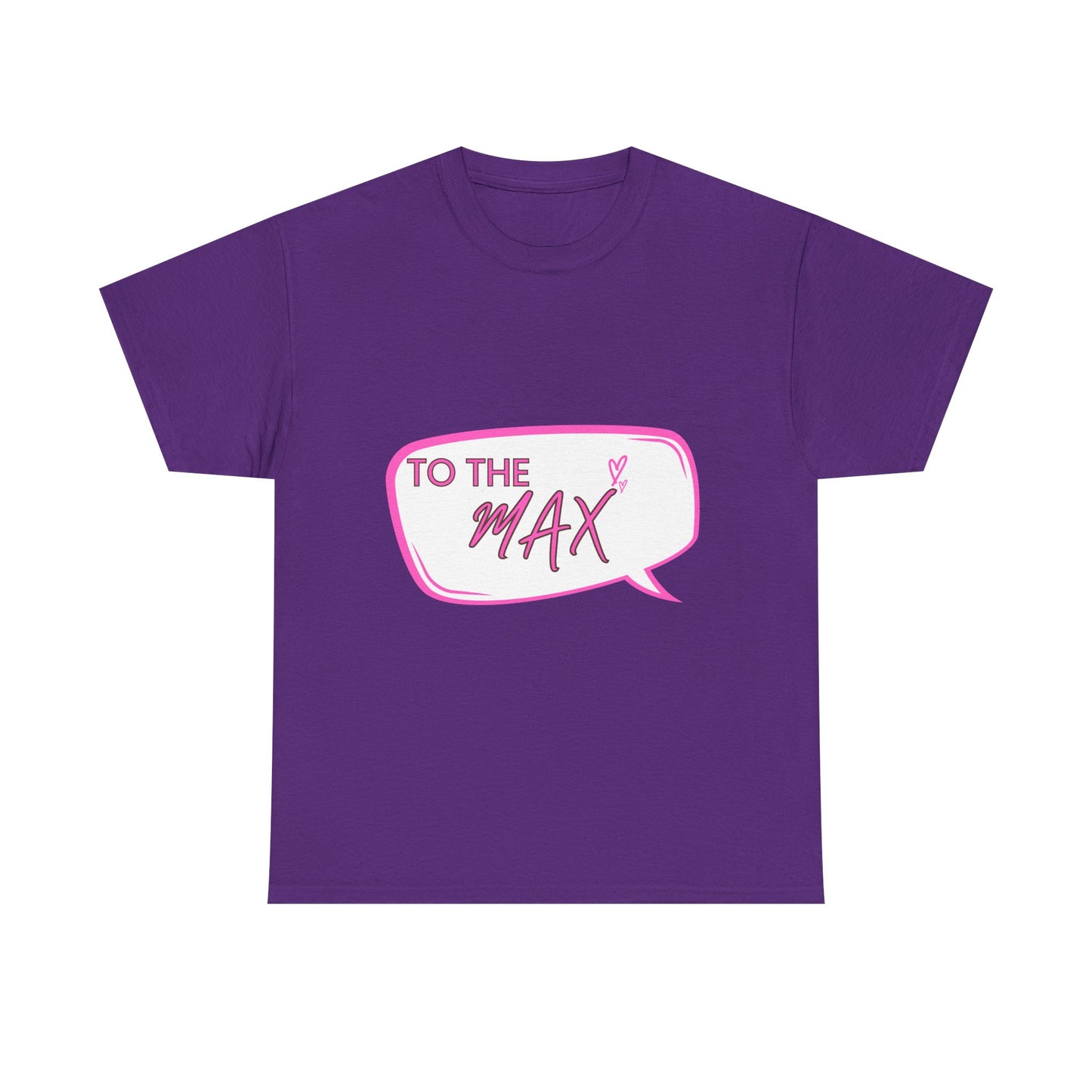 Unisex Heavy Cotton Tee - 'To The Max' Crown Design for Kings