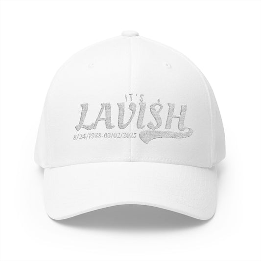 Lavish Embroidered Closed-Back Cap - Stylish & Comfortable Hat for Any Occasion