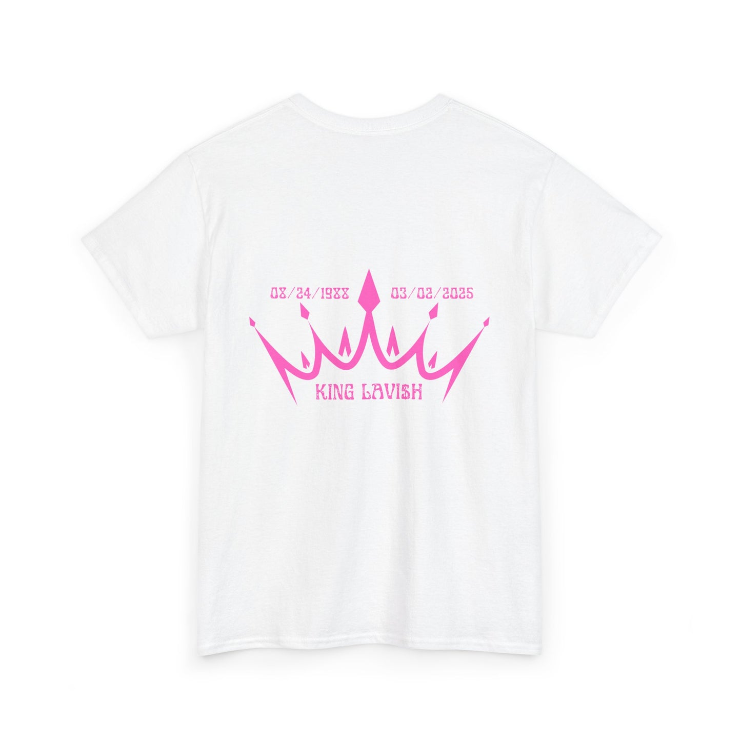 Unisex Heavy Cotton Tee - 'To The Max' Crown Design for Kings