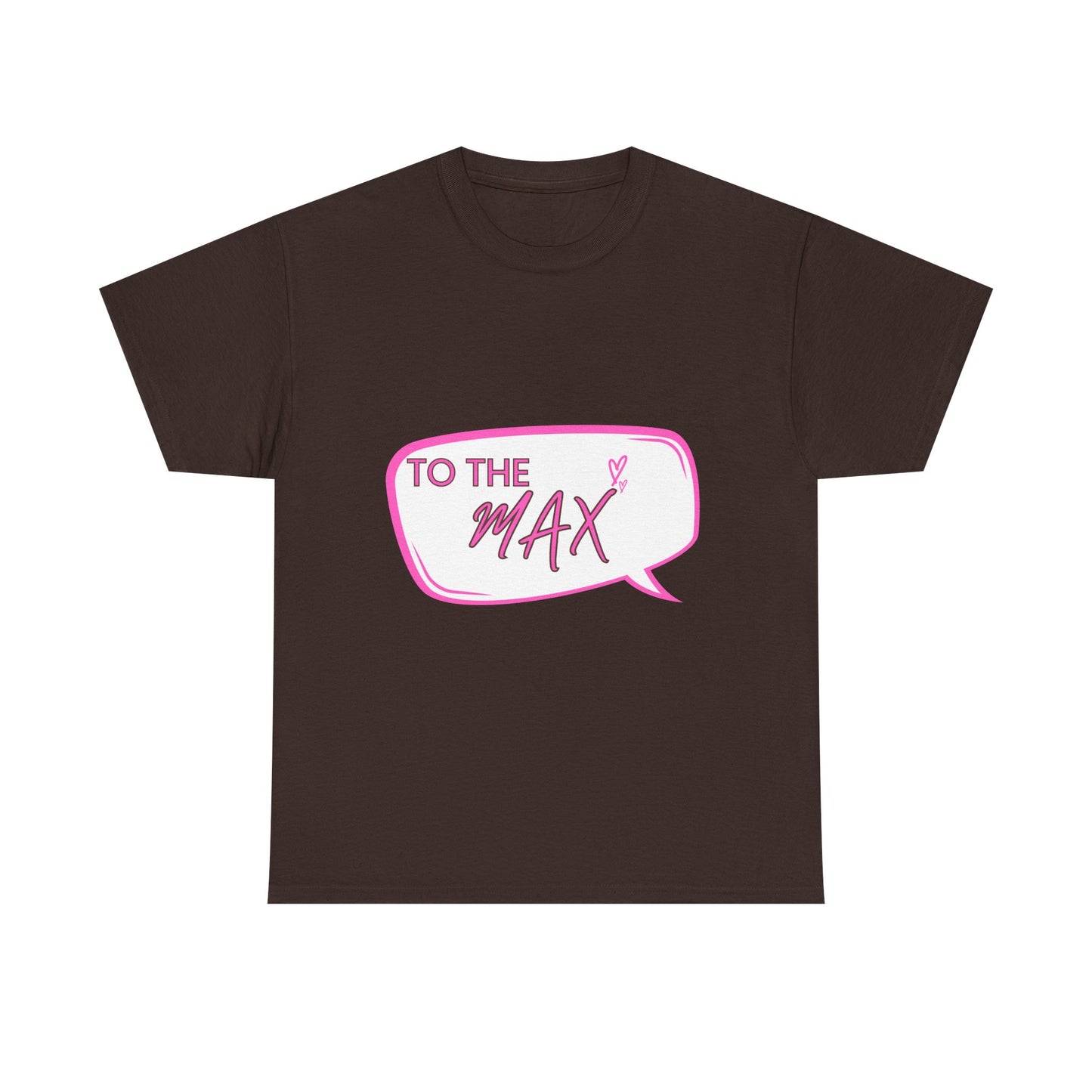 Unisex Heavy Cotton Tee - 'To The Max' Crown Design for Kings