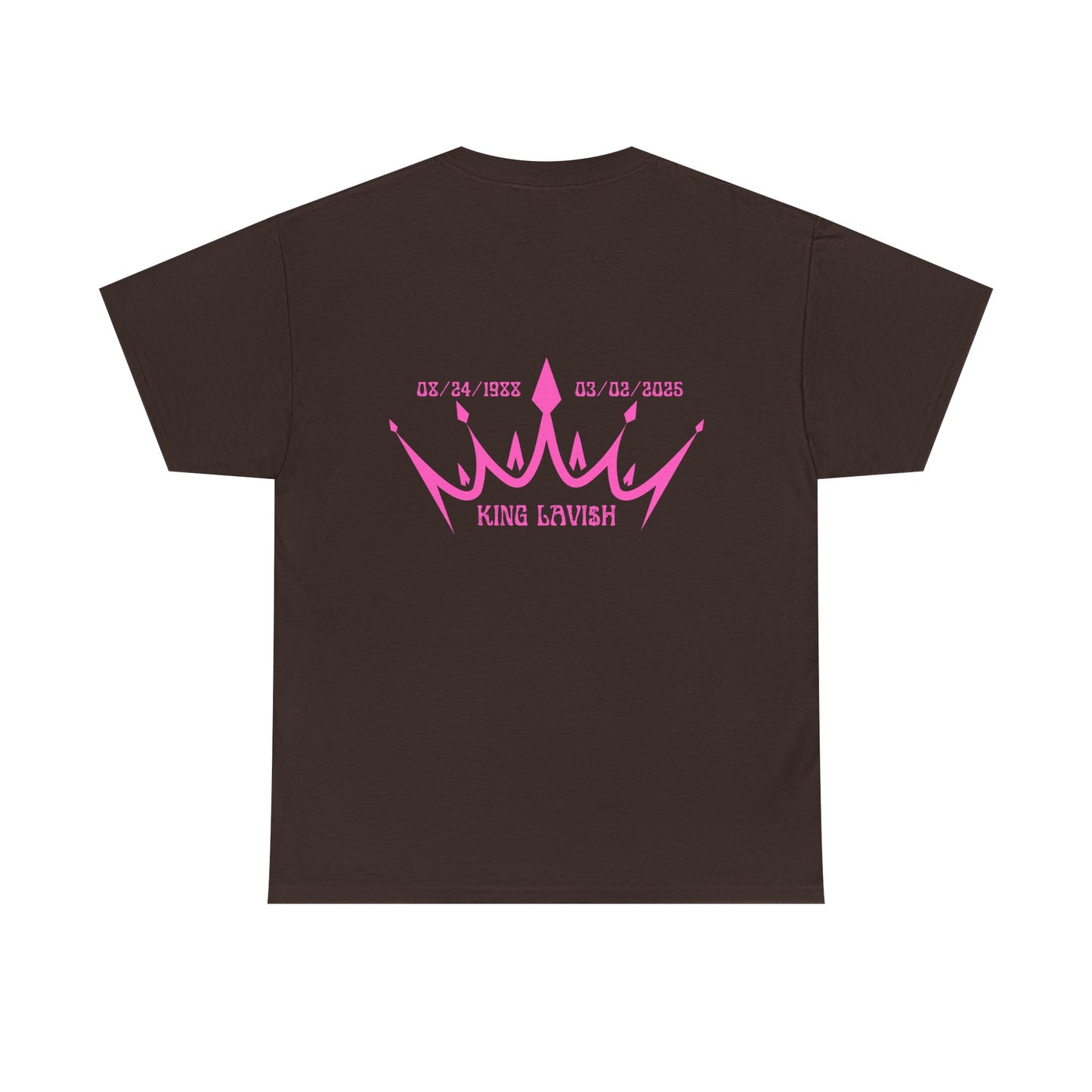 Unisex Heavy Cotton Tee - 'To The Max' Crown Design for Kings