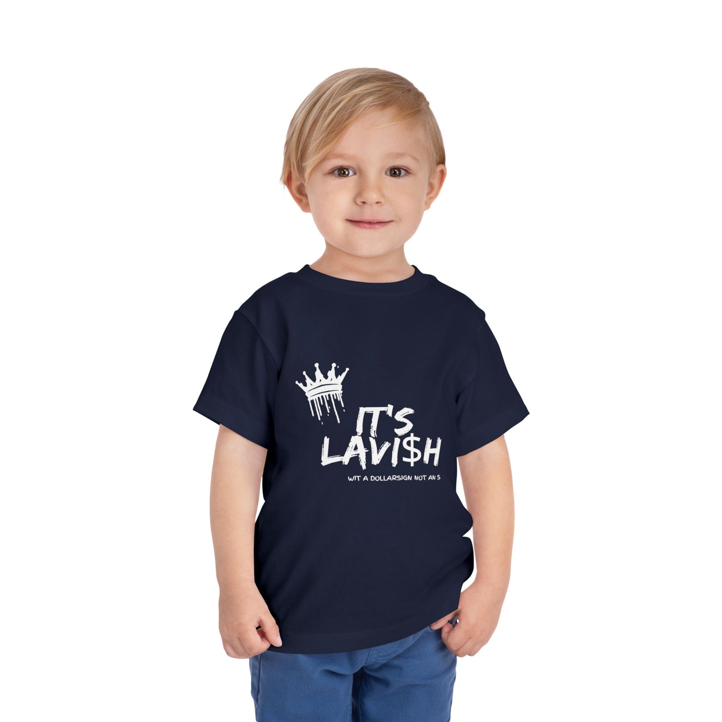 Toddler Short Sleeve Tee - It's Lavish Graphic T-Shirt for Kids