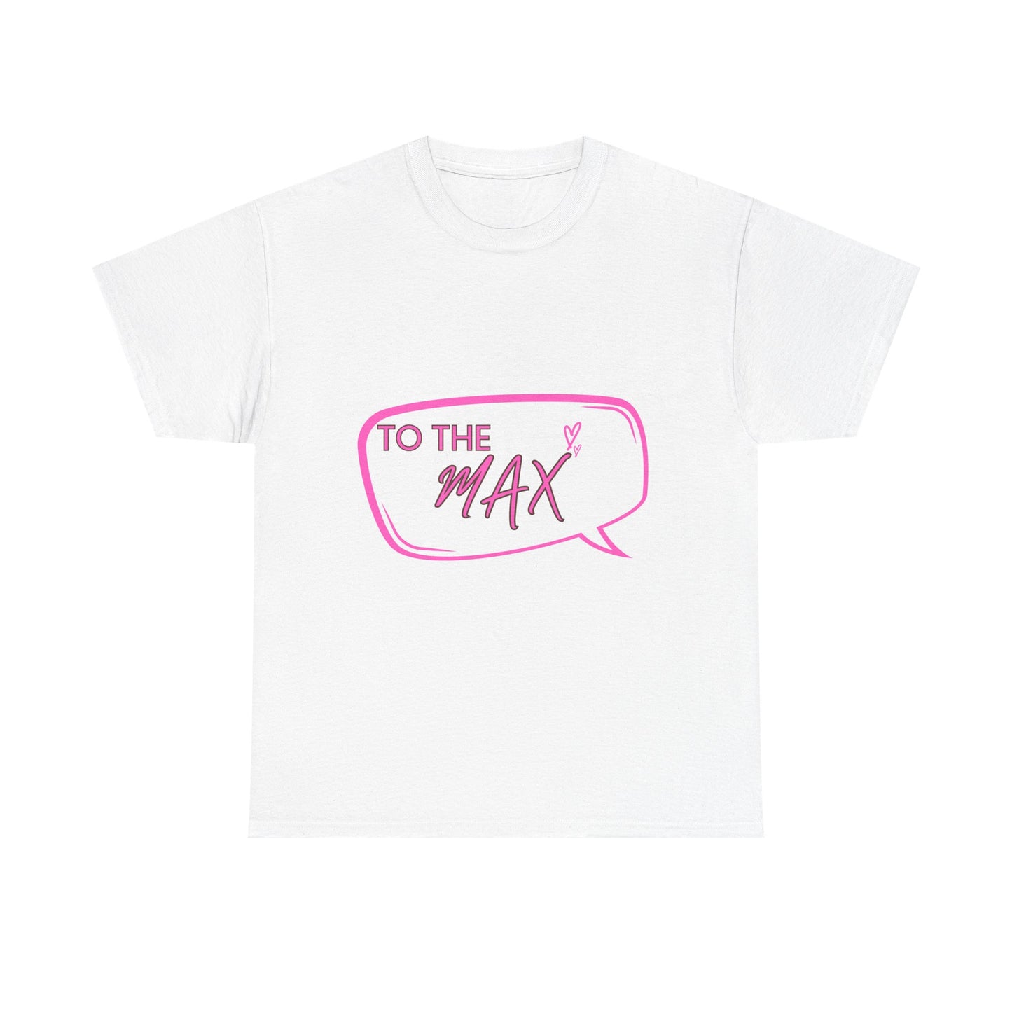 Unisex Heavy Cotton Tee - 'To The Max' Crown Design for Kings