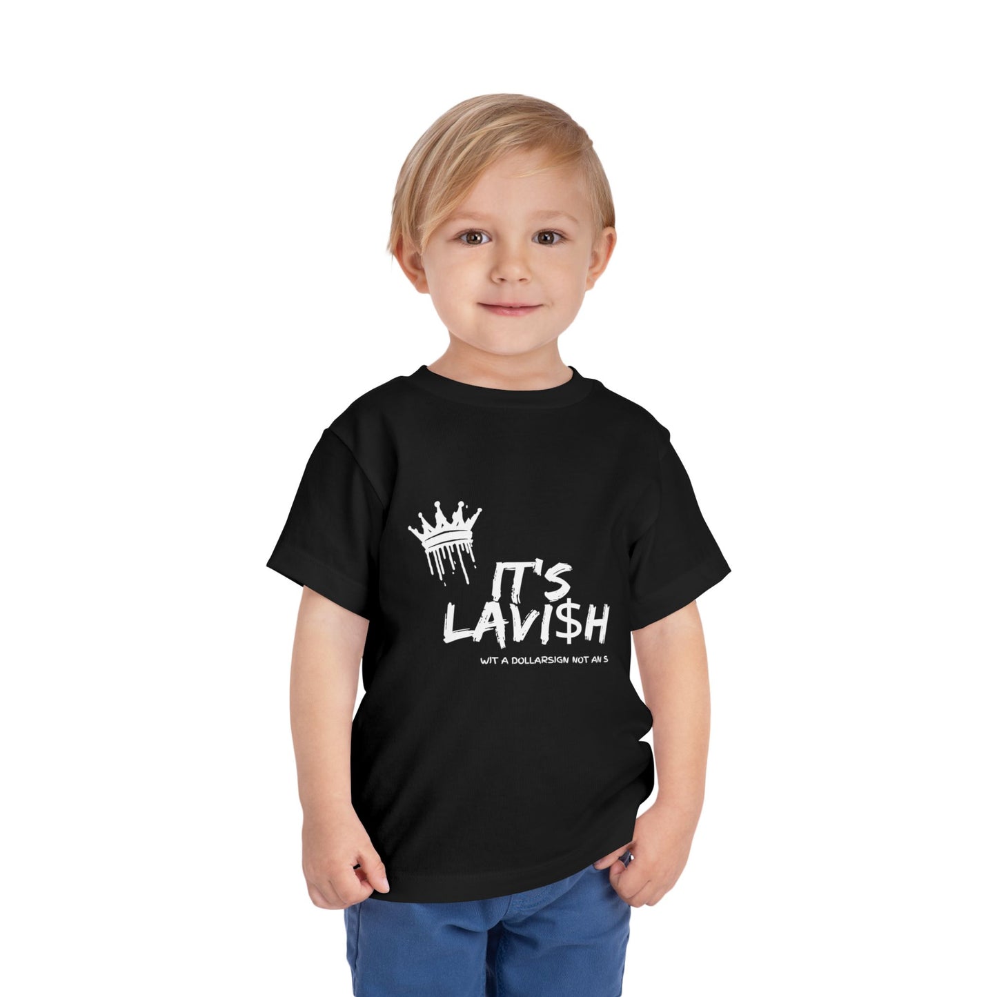 Toddler Short Sleeve Tee - It's Lavish Graphic T-Shirt for Kids