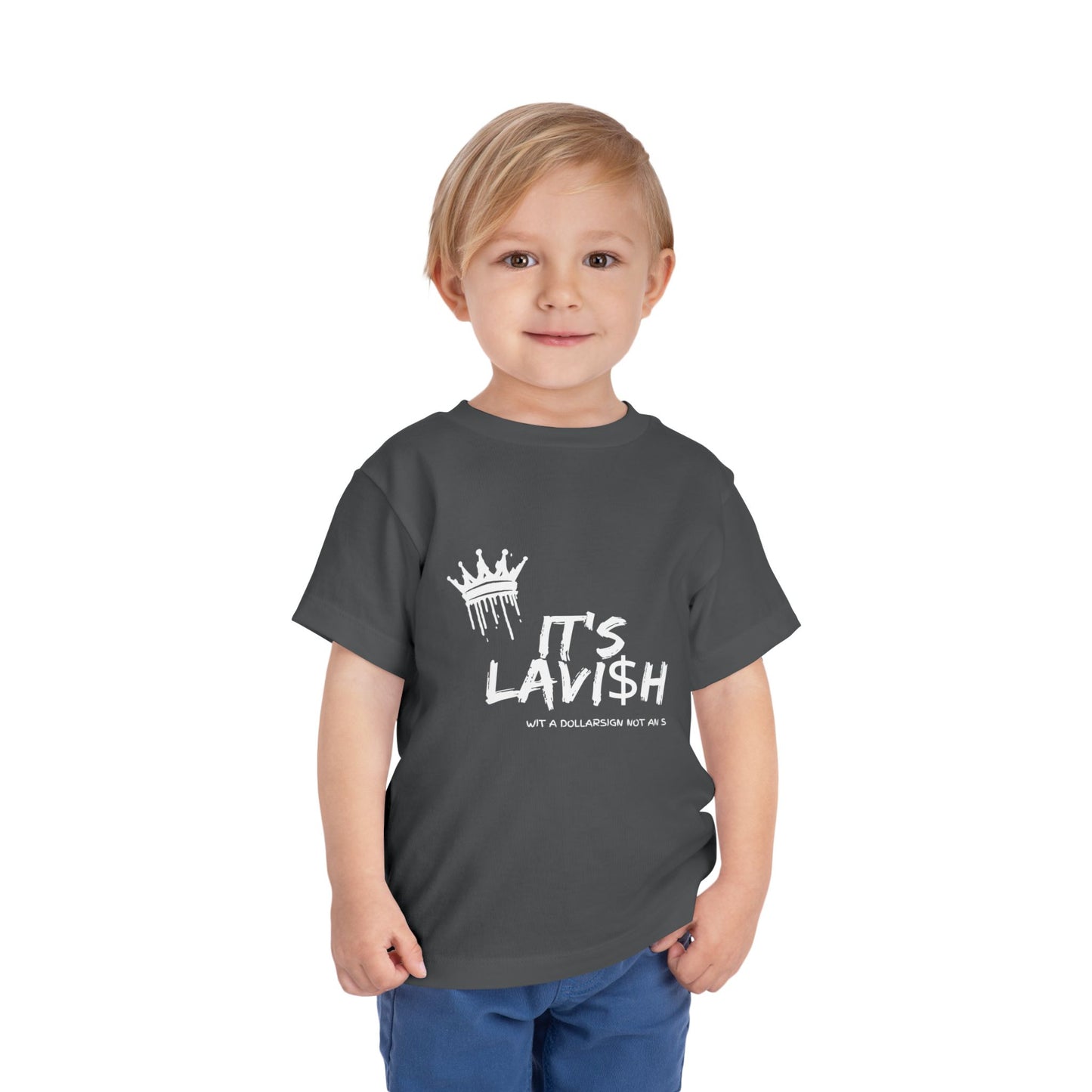 Toddler Short Sleeve Tee - It's Lavish Graphic T-Shirt for Kids