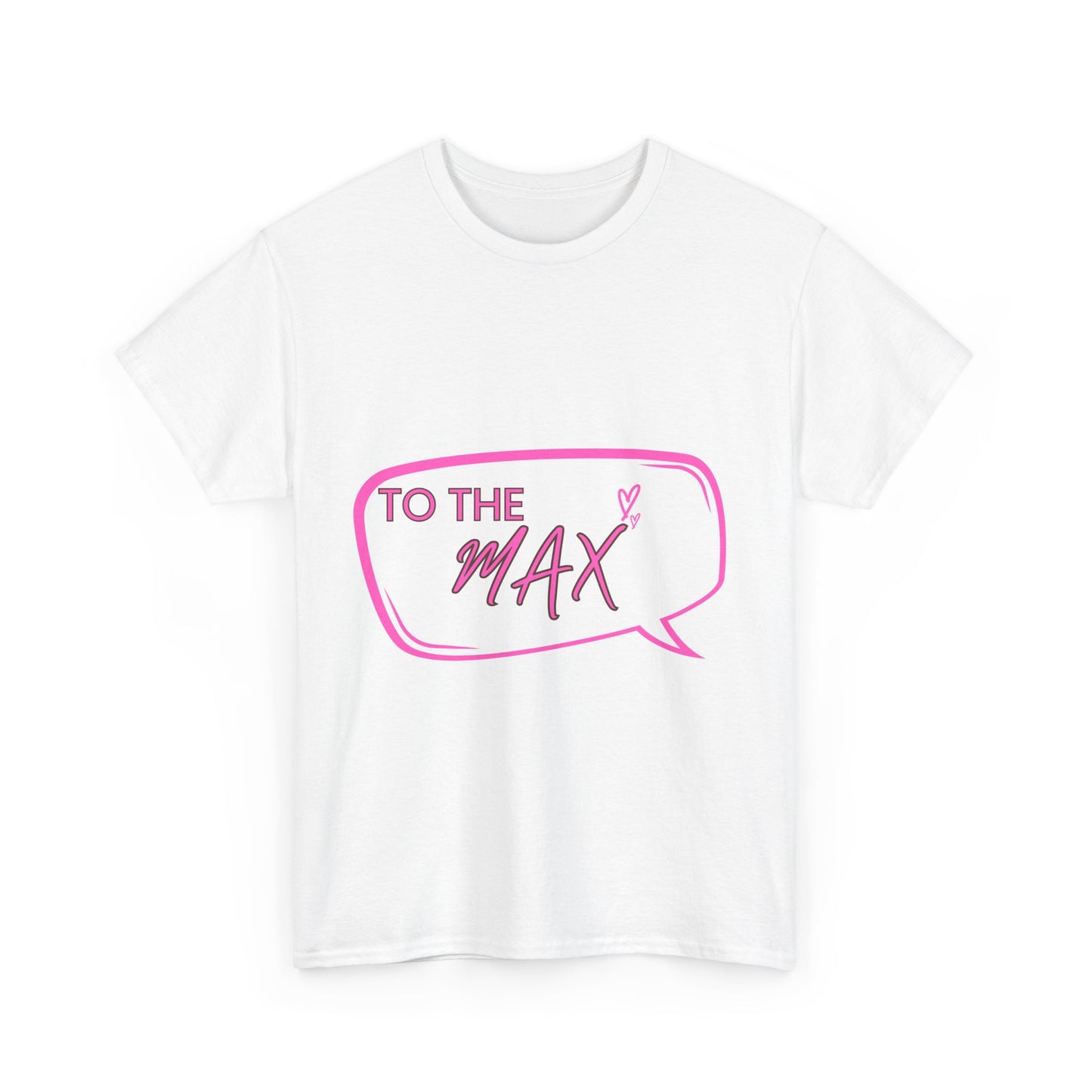 Unisex Heavy Cotton Tee - 'To The Max' Crown Design for Kings