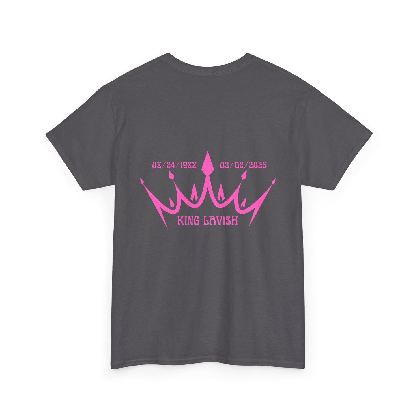 Unisex Heavy Cotton Tee - 'To The Max' Crown Design for Kings