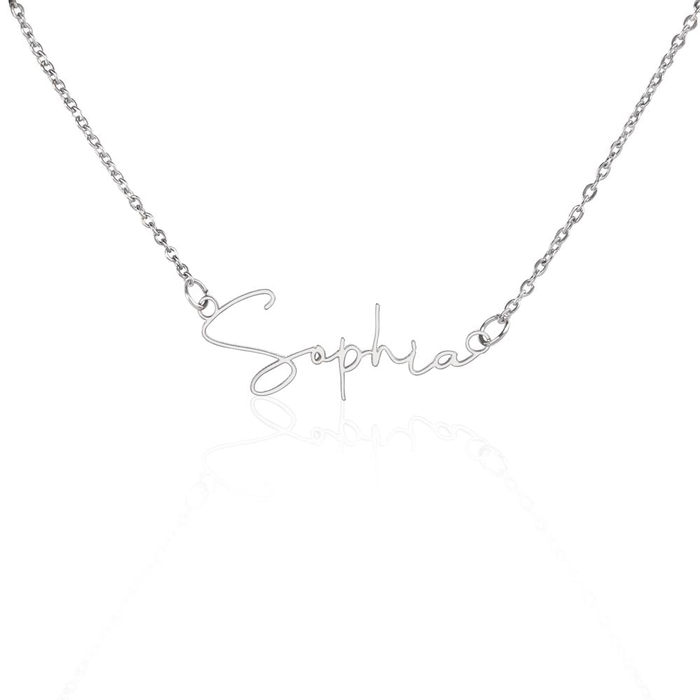 Personalized Name Necklace – Signature Style