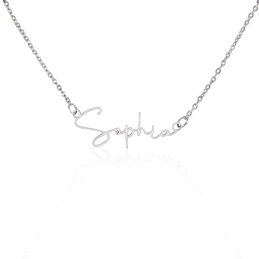 Personalized Name Necklace – Signature Style