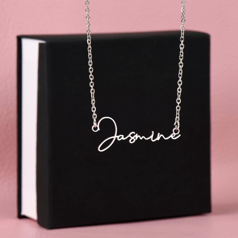 Personalized Name Necklace – Signature Style