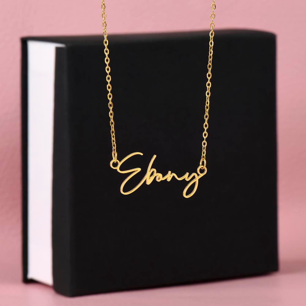 Personalized Name Necklace – Signature Style