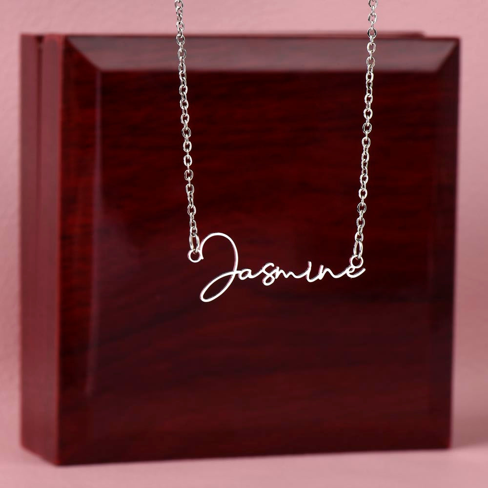 Personalized Name Necklace – Signature Style