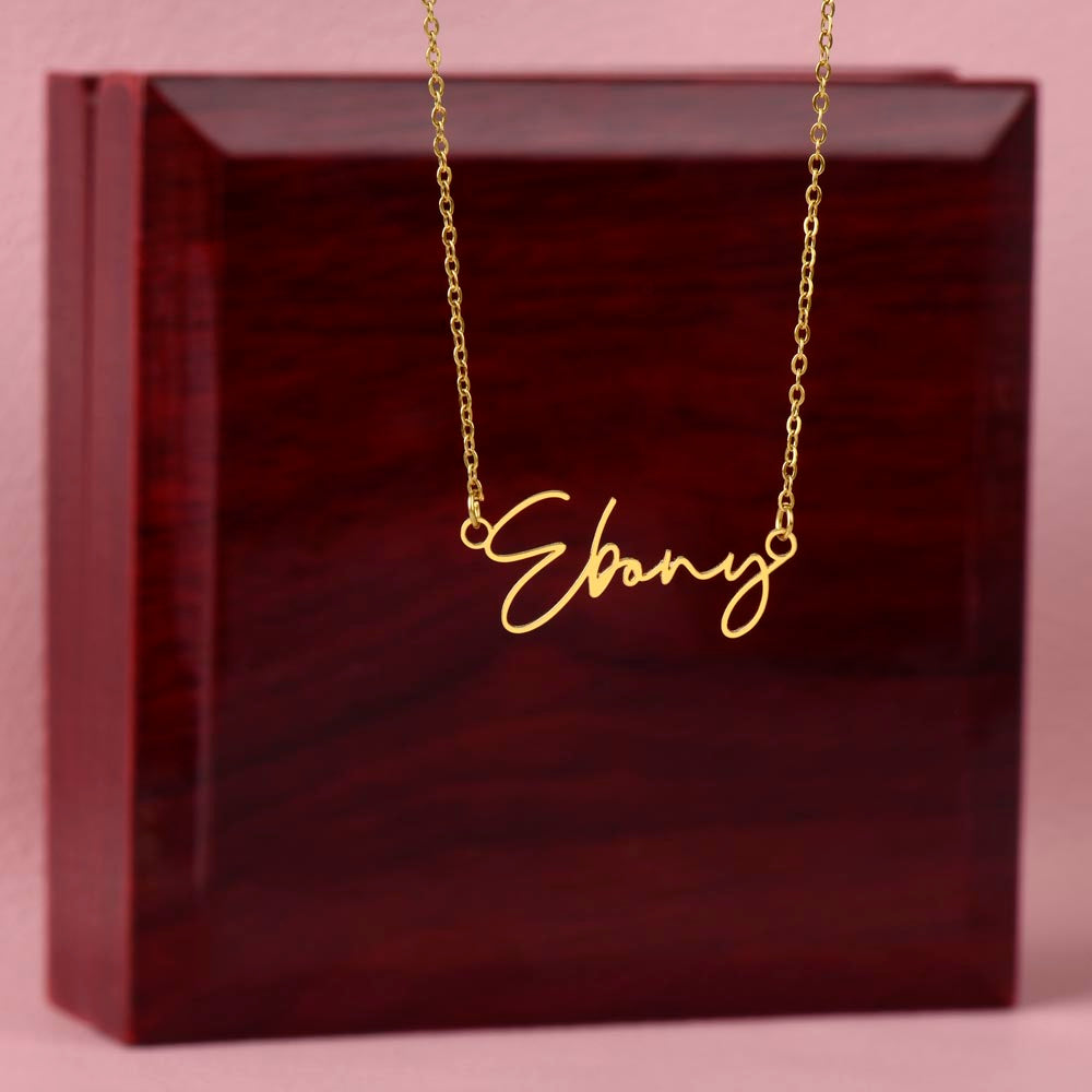 Personalized Name Necklace – Signature Style