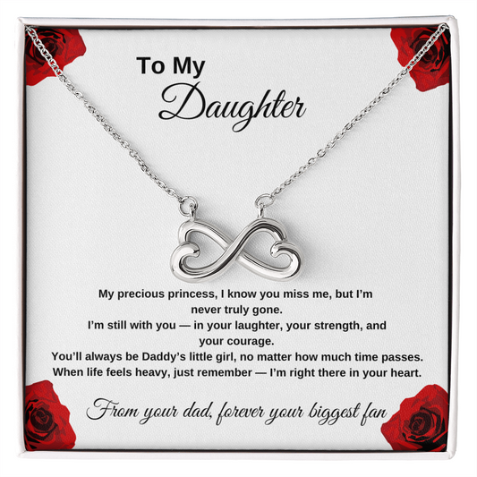 "To My Daughter" Memorial Card – Always Daddy's Little Girl