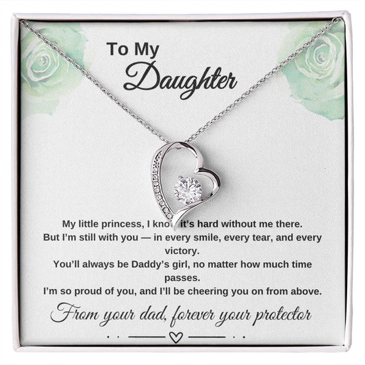 "To My Daughter" Memorial Card – Daddy's Little Princess